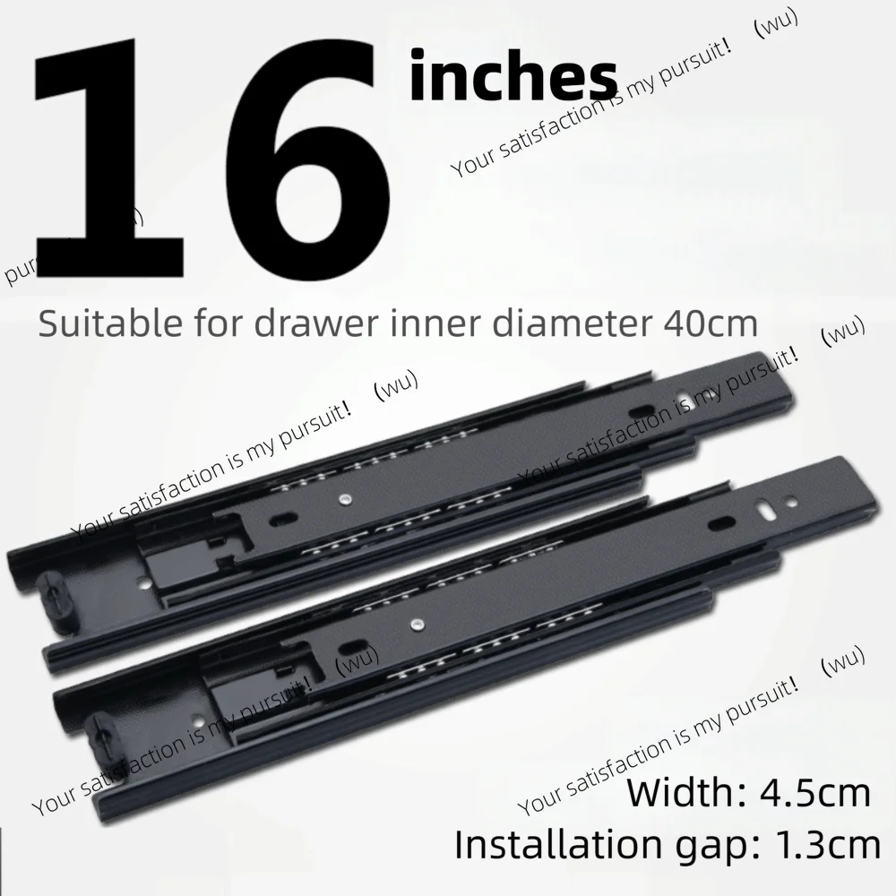 Drawer slide Heavy duty smooth operation, ball bearing drawer guide, easy installation steel full extension guide kitchen