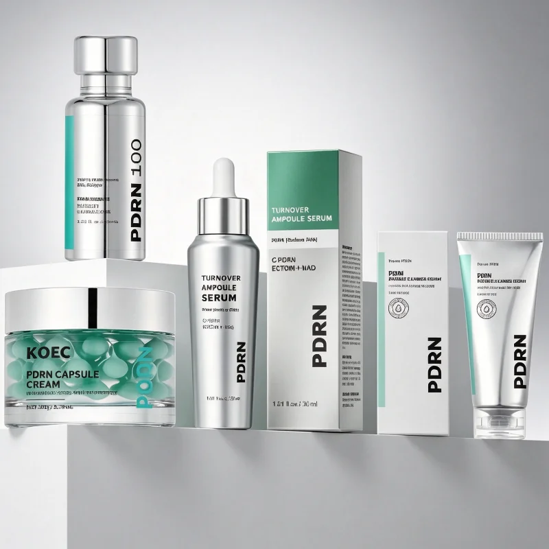 

Pdrn Skincare Set Ampoule Serum Cica Peptide Essence Deep Moisturizing Capsule Cream Repair Barriers Nourish The Skin Face Cream