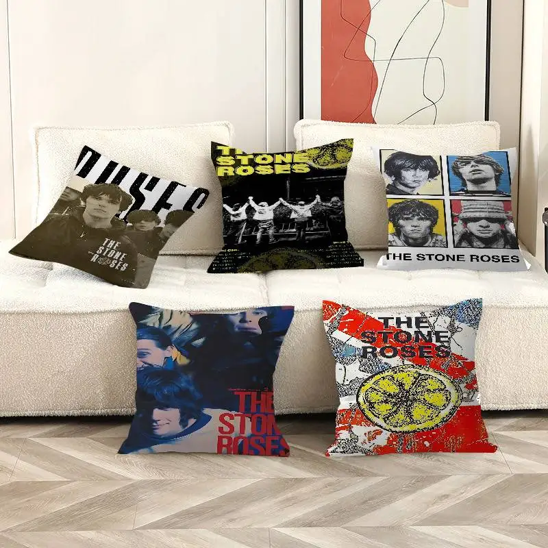 1pc The Stone Roses Pillowcase toon Gift Cushion Cover Bedroom Home Sofa Chair Seat Decor pillow case