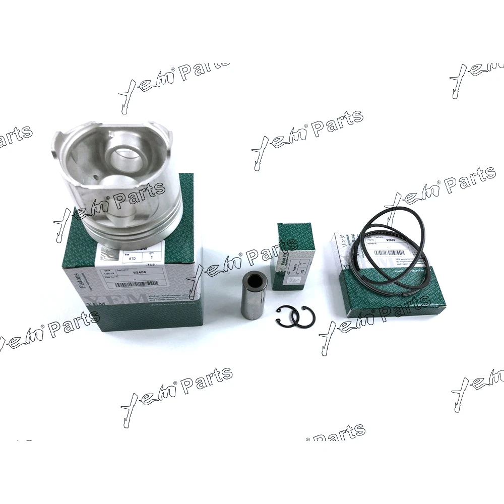 Long Time Aftersale Service 4 PCS For Kubota V2403 Engine STD Piston ( Clip & Pin ) 1G924-2111 with Rings