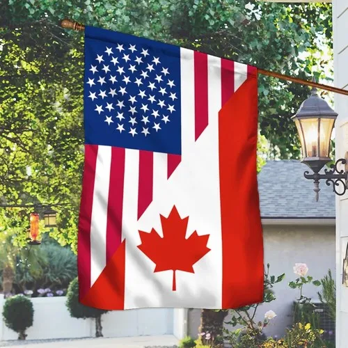 American and Canada Flag Graden Flag XXH LLP LLX uui