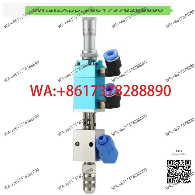 Fixed point 21 top needle single liquid valve glue ink alcohol dispensing machine pneumatic glue valve- pressure bucket