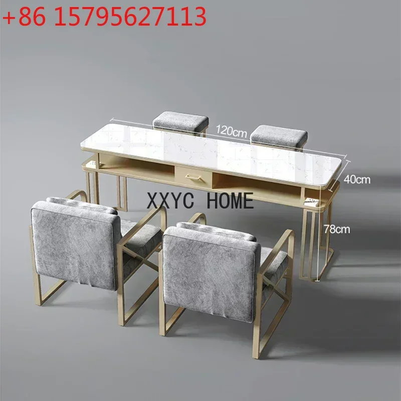 

Modern Manicure Nail Table Cleaner Makeup Dressing Professional Nail Table Beauty Tavolo Manicure Furniture BL50NT