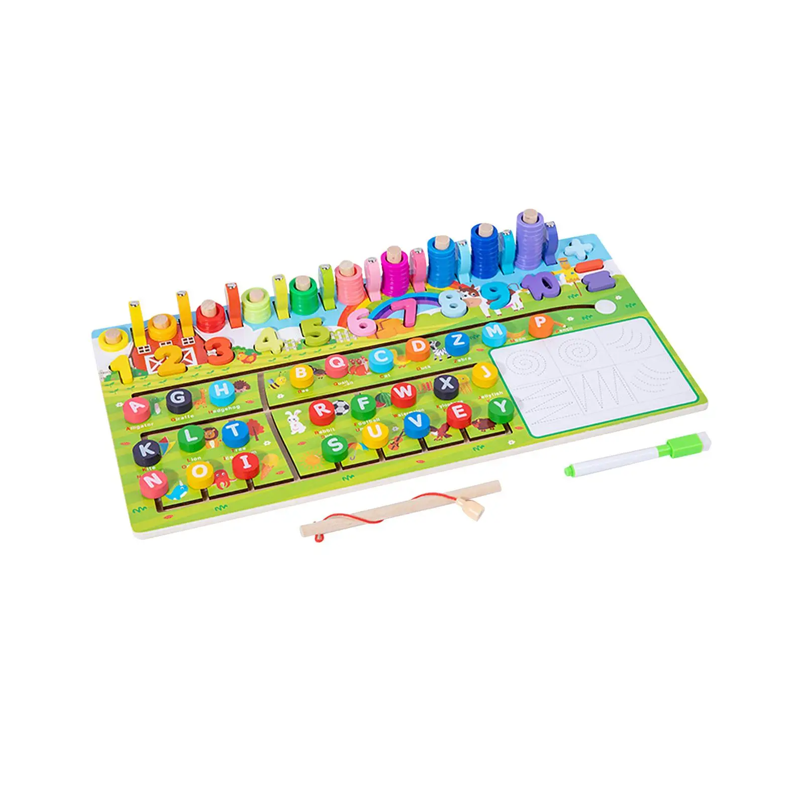 Fishing Game Play Set Color Cognitive Early Educational for Kids Valentines Day Gifts Girls Boys Kids Ages 3 4 5 6 7 8 and up