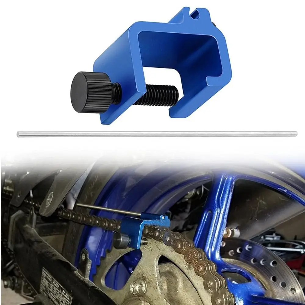 

Инструмент для выравнивания цепи мотоцикла из алюминиевого сплава, быстрый точный инструмент для выравнивания звездочки, регулируемый выпрямляющий инструмент