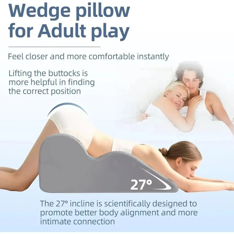 Factory Direct 2026 Sweet Spot Pillow,Couples Pillow 27° Angle Perfect Position, Memory Foam Cushion for Support Ideal