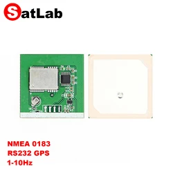 Módulo Beidou R703 3,3 V-5V NMEA 0183 GPS GLONASS Galileo RS232 GNSS receptor de antena con Flash M8030 M8N 1-10Hz 35mm * 35mm * 7,5mm