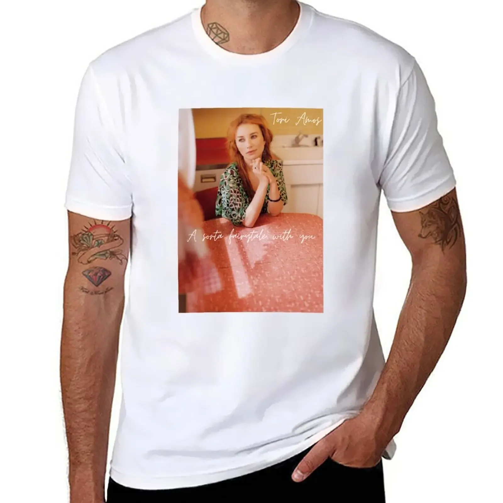 

New Tori Amos A Sorta Fairytale Lyrics Promo Art Photo T-Shirt hippie clothes t shirt man shirts graphic tees clothes for men