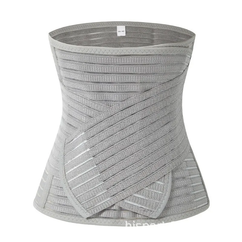 Bamboo Charcoal Abdominal Waist Support Belt Dual Compression Postpartum Recovery Lumbar Brace Breathable Body Shaper for Women - view 2