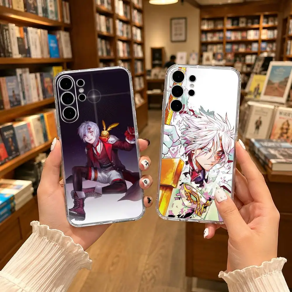 Funda Transparente Rígida para Teléfono con Diseño de Manga Epica D-D Gray Man para Samsung S25,24,23,22,21,10,9,Ultra,Plus,Lite