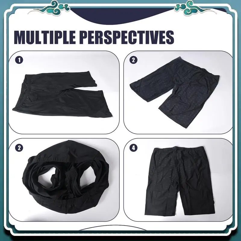 Reliable Quick Dry Swim Jammers For Men, Shark Grain Men Swim Trunks Swimsuit Bathing Suits