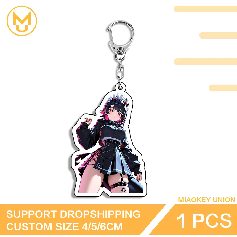 Cool Girl Zenless Zone Zero Ellen Joe Eye Catching Scratch Proof Double Sided Acrylic Keyring Functional Anime Peripherals