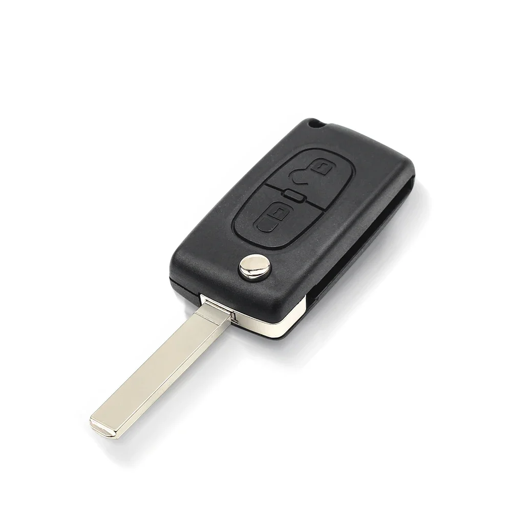 KEYYOU 433Mhz ID46 ASK/FSK 2 pulsanti chiave auto per Peugeot 207 307 407 208 308 408 607 chiave remota Partner