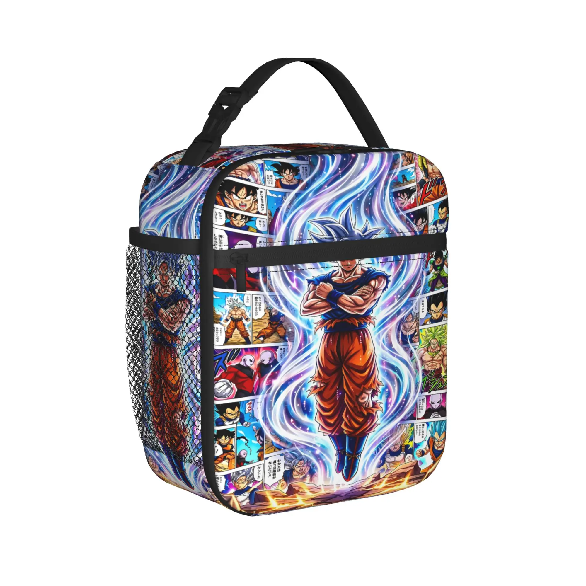 Dragons Ball Anime Song Goku Lunch Bag Kawaii Picnic Lunch Box Custom Convenient Thermal Lunch Bags Back To School