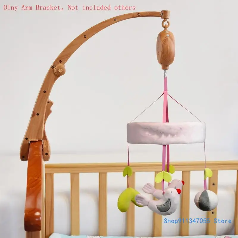 Plastic Baby Crib Mobile Hanging Bed Toy Holder Infant Arm Bracket Drop shipping