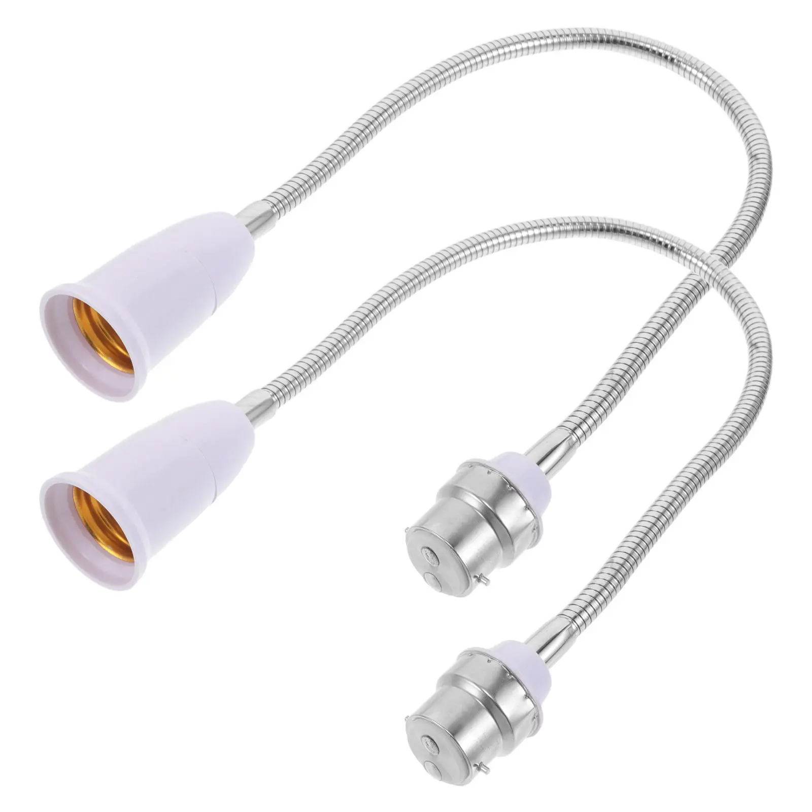 

2 шт. Переходник для лампы B22 на E27, керамический, винтовой, для удлинения цоколя, фарфоровый адаптер для лампочек