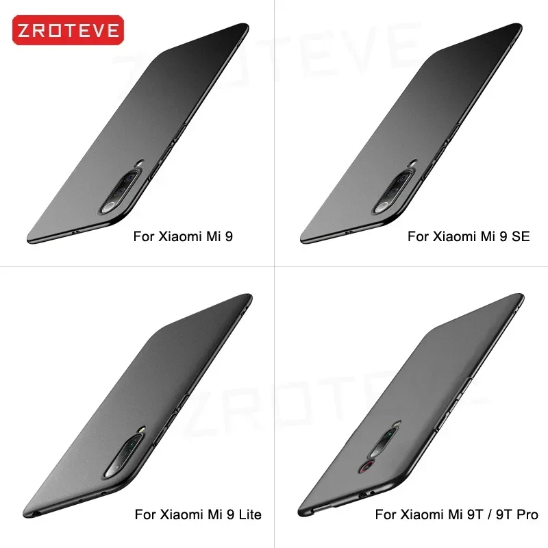 Mi9 Case ZROTEVE Slim Frosted Hard PC Cover For Xiaomi Mi 9 SE 8 9T 10T Pro Xiomi Mi9T Mi8 Mi10 Mi10T Note 10 Lite Phone Cases