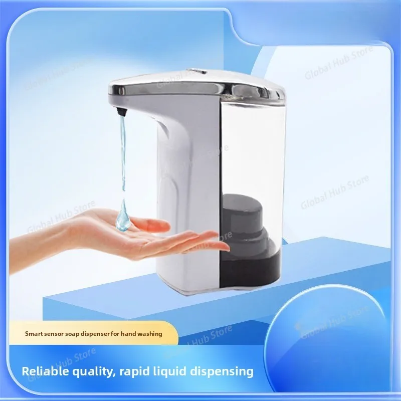 

Automatic Soap Dispenser Compact Sensor Pump Adjustable Soap Dispensing Volume Control Battery Operated for Kitchen Toilet