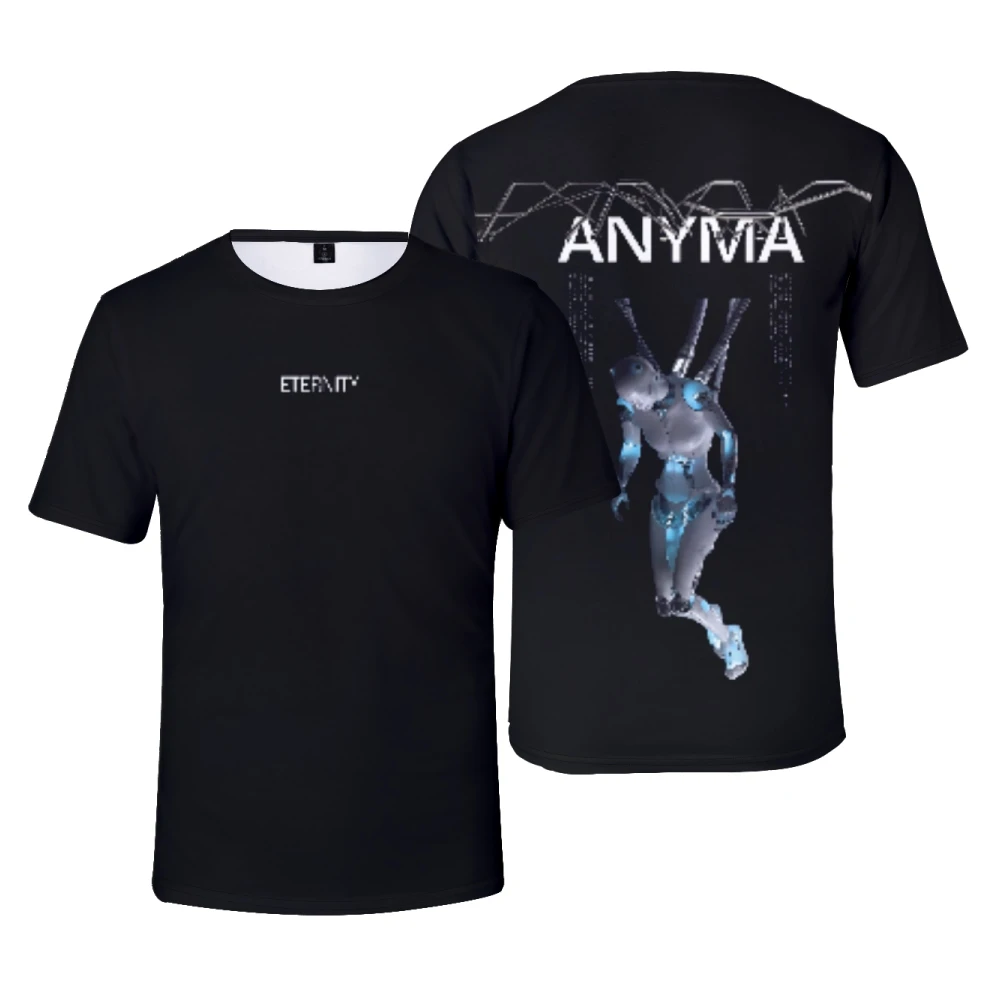 

Anyma Merch T-Shirt Crewneck Short Sleeve 3D Print Summer Men/Women Singer Tshirt Harajuku Streetwear T-Shirt