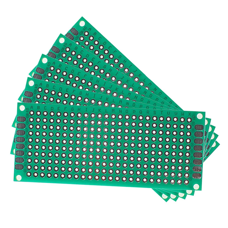 3x7CM Green Oil Double-sided PCB Universal Board Small Prototype Board Universal Printed Circuit Board For DIY Welding