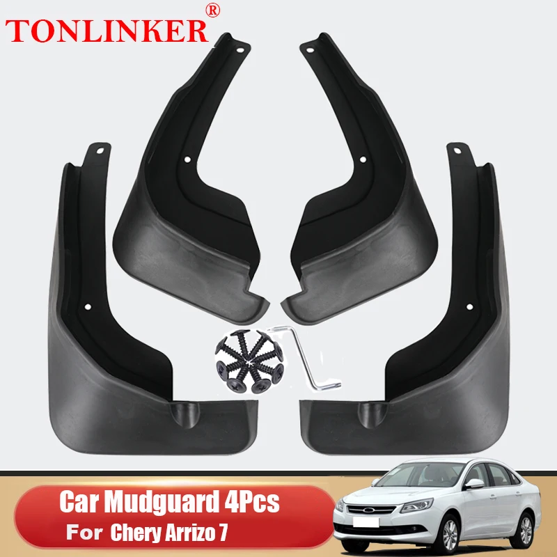 

Car Mudguard For Chery Arrizo 7 2014-2016 Front Rear Mud Flaps Mudguards Splash Guards Fender Mudflaps 4Pcs Set Accessories