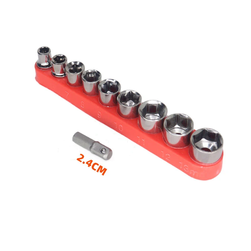 1Set presa profonda 5-13MM Set combinato testa a bussola cacciavite accessori per trapano elettrico smontaggio riparazione domestica utensili manuali