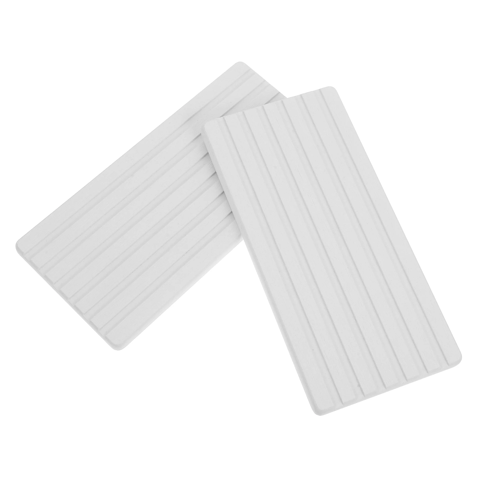 

2 pcs Diatomite Stone Tray Fast Drying Absorbent Coasters Water Absorbing Bathroom Vanity Kitchen Sink Mats Stone Drying