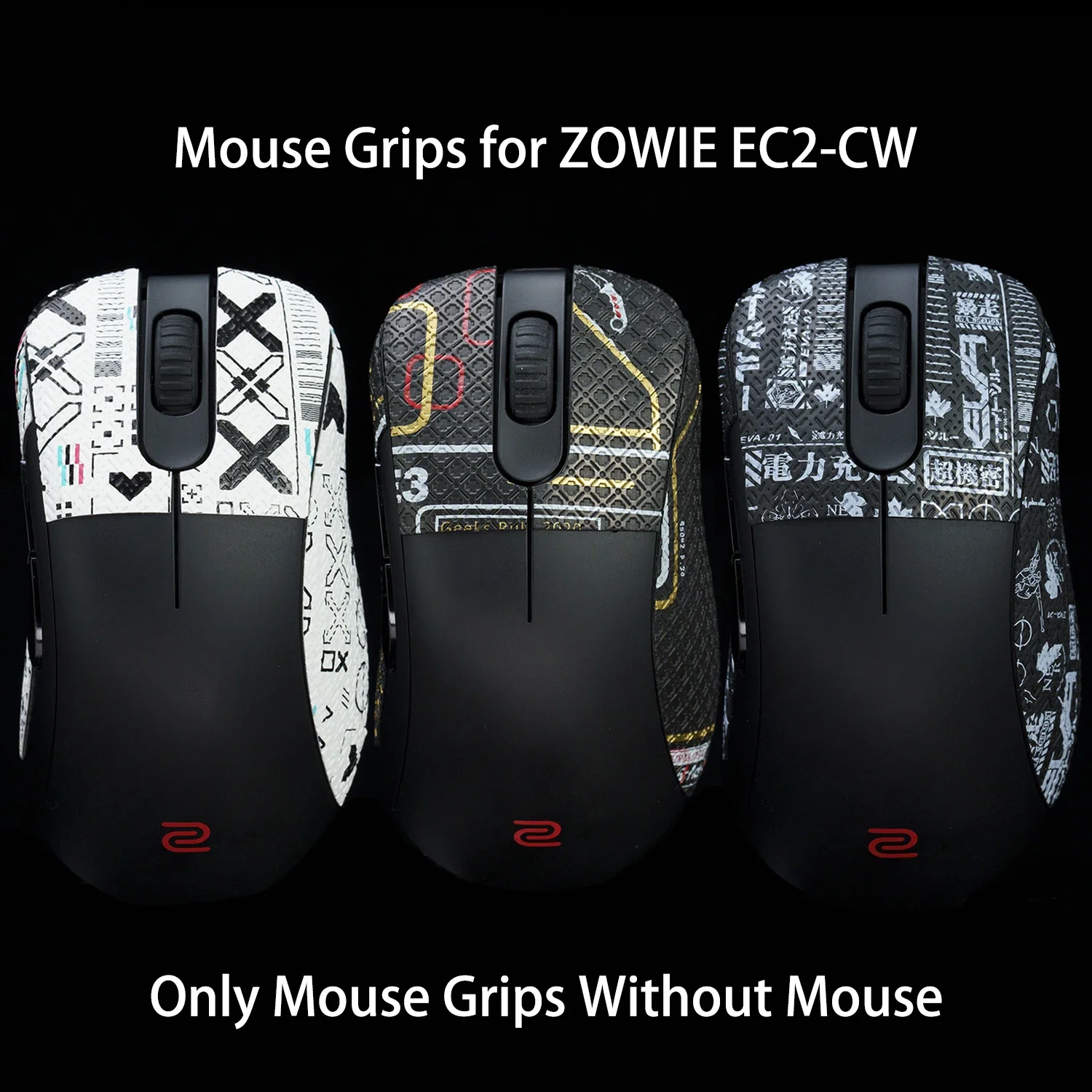 

DIY Non Slip Suck Sweat Pre Cut Mouse Grip Tape Lizard Skin Sticker Mouse Grip Skate For ZOWIE EC2-CW Wireless