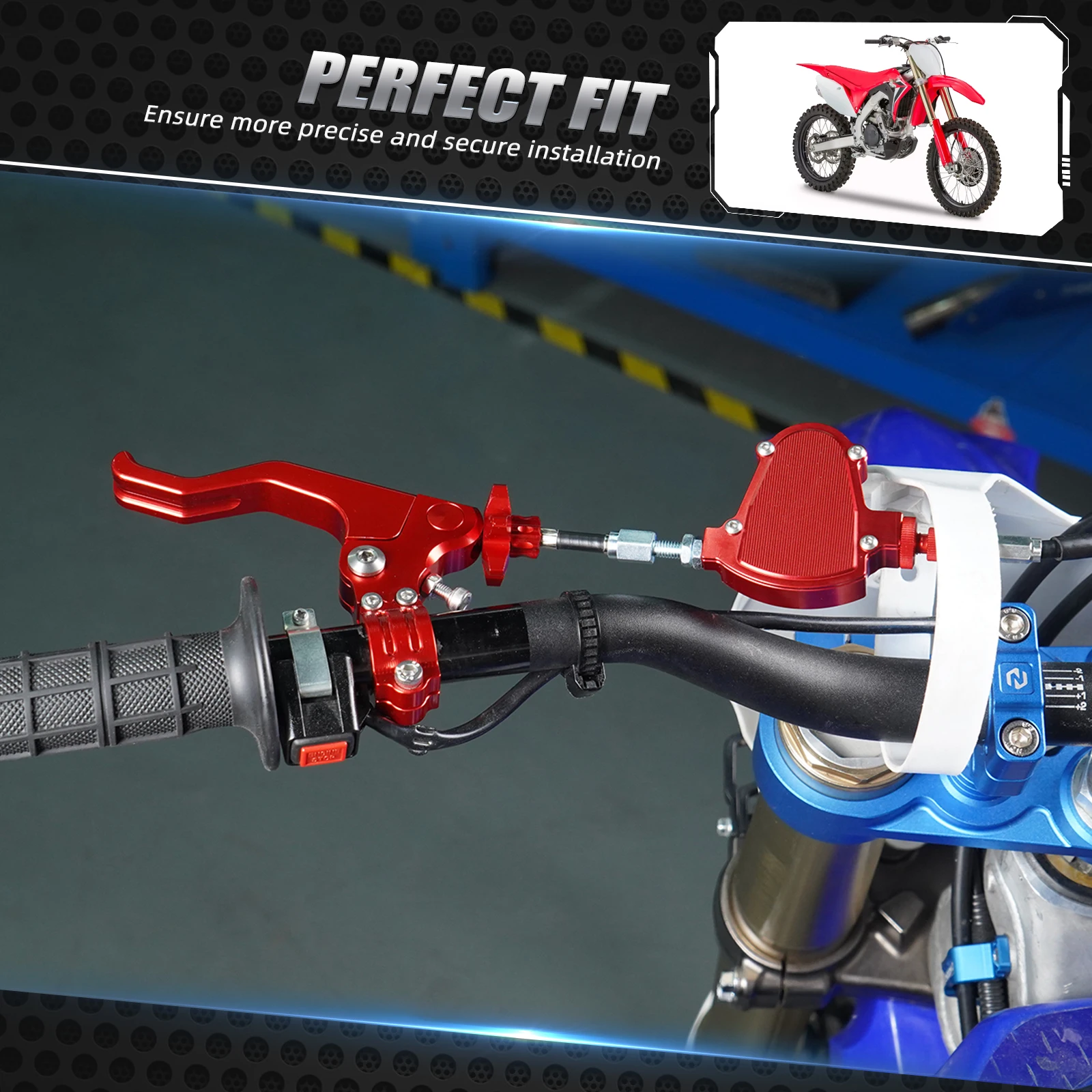 NICECNC لهوندا CR 80R 85R 125R 250R CRF 250 450 R X CRF150F CRF250 رالي قصير حيلة مخلب رافعة سهلة سحب كابل نظام عدة #6