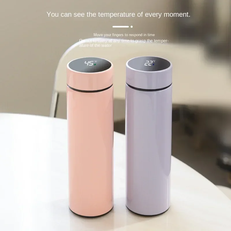 500ML Stainless Steel SMEG Water Bottles Insulated Water Bottles Thermos Bottle Drinking Bottle Coffee Cup Travel Mug