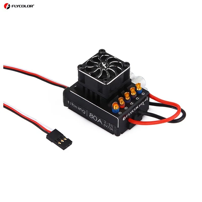 Flycolor Lightning 80A 120A 160A RC Car ESC Brushless Electronic Speed Controller 2-3S for RC Racing Speeding