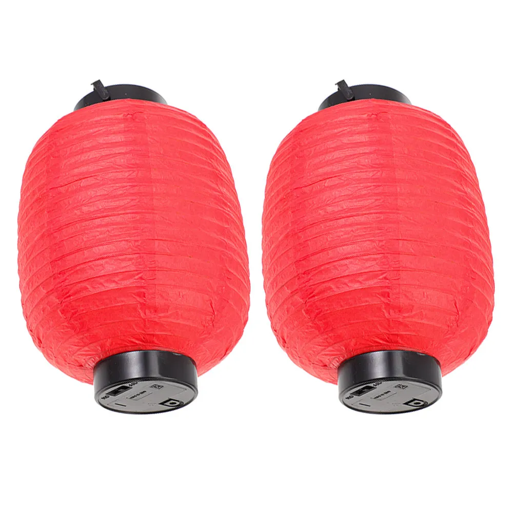 2 Lámparas de Papel, Faroles Colgantes Japoneses, Adornos Decorativos para Exteriores, Faroles Asiáticos para Decoración de Interiores