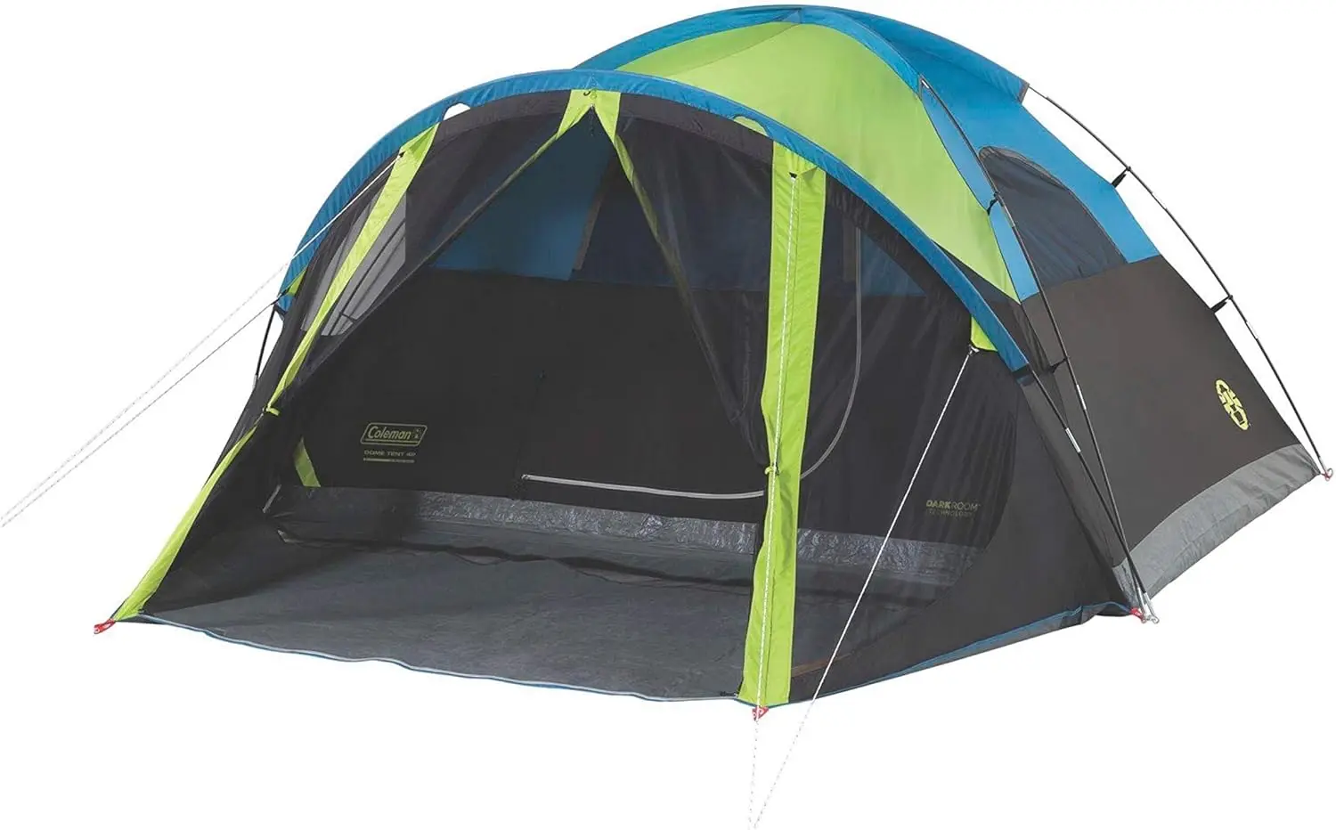 Carlsbad Dark Room Camping Tent with Screened Porch, 4/6 Person Tent Blocks 90% of Sunlight and Keeps Inside Cool, Weath