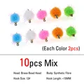 10 piezas de colores surtidos