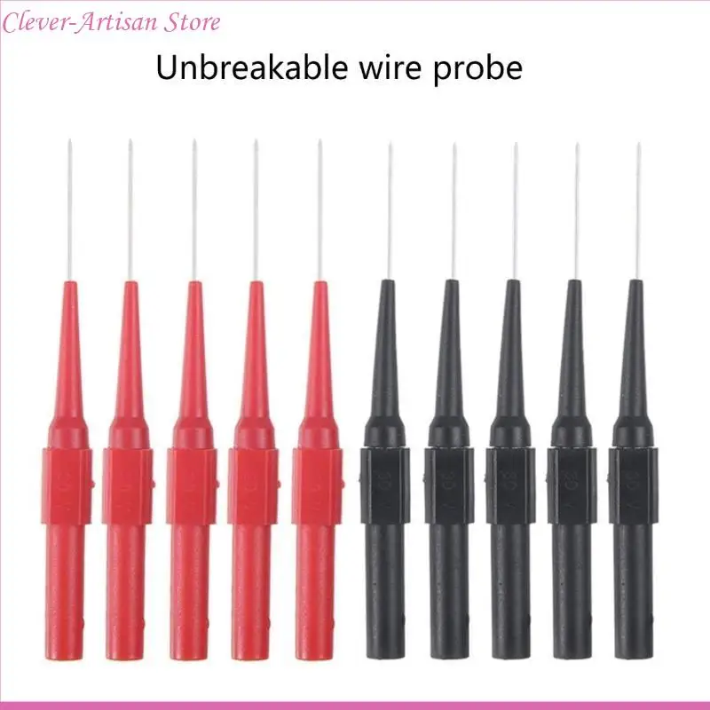 E06B 2/10pcs Kits test sonde arrière, broches sonde arrière pour véhicule automobile circuit diagnostic électrique