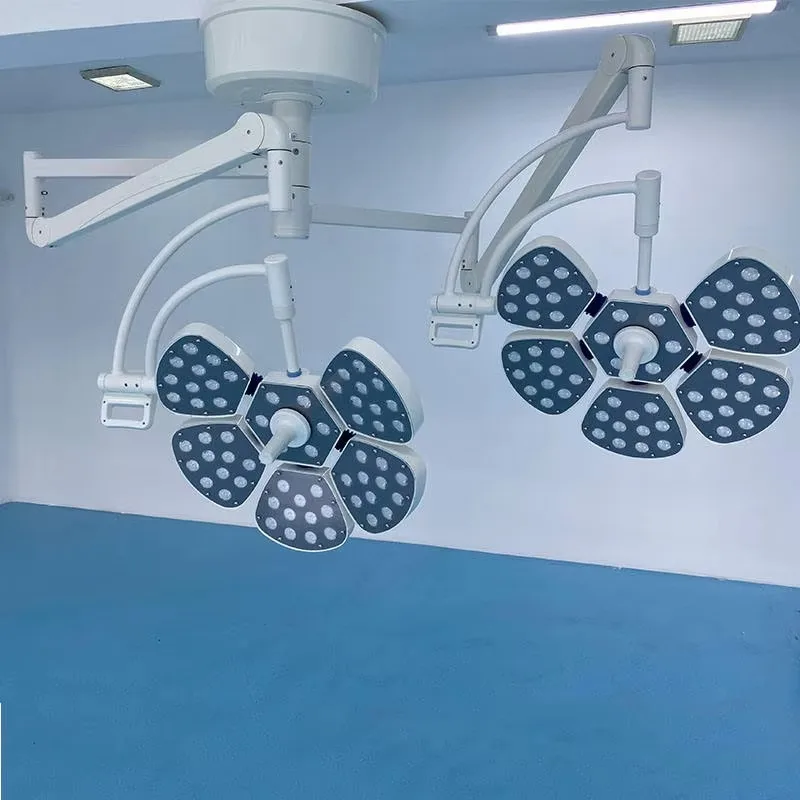 Petal Surgical Lamp LED Hospital Operating Light Medical Shadowless Theatre Lamp Veterinary Equipment Ceiling Mounted Lamp