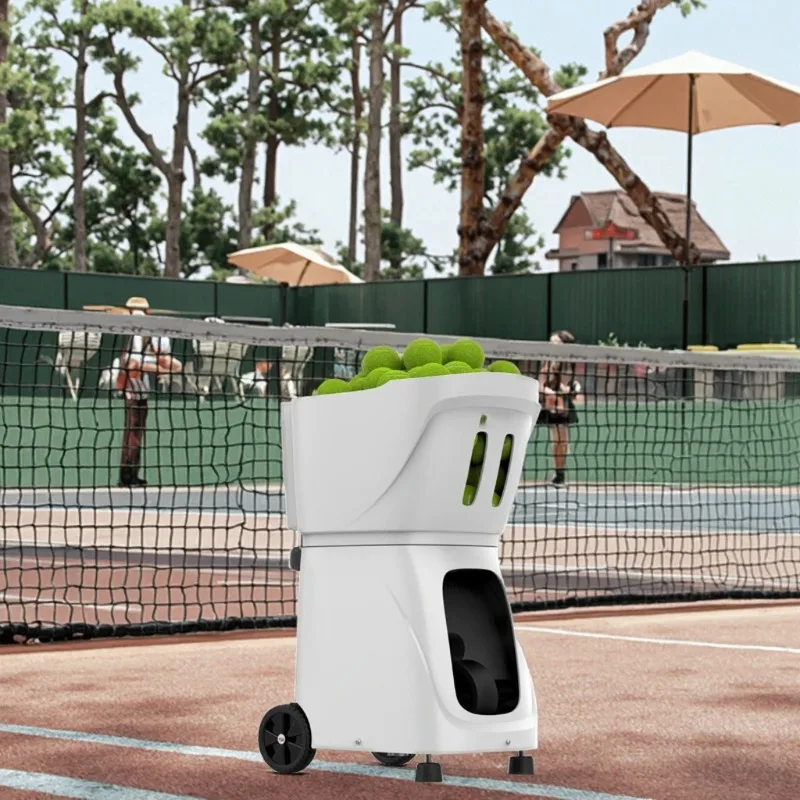 

Portable Automatic Singles Tennis Training Machine Effective Master-Level Player Training Equipment Direct ABS