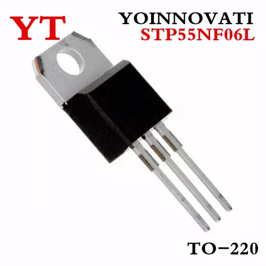 

50 шт./лот P55NF06L STP55NF06L TO-220 55A 60V хорошее качество