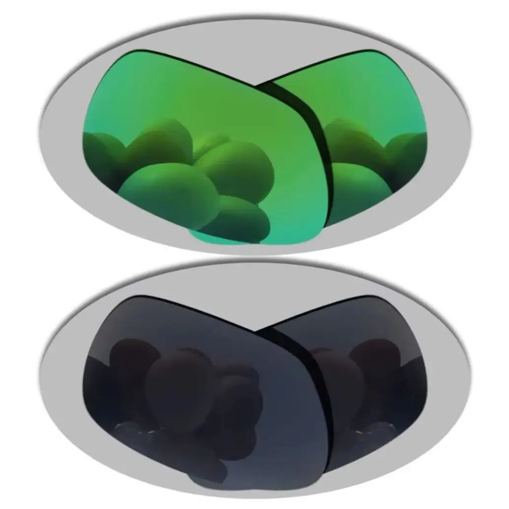 

Grey Black&Green Lenses Replacement For-Oakley Jawbone Polarized Sunglasses