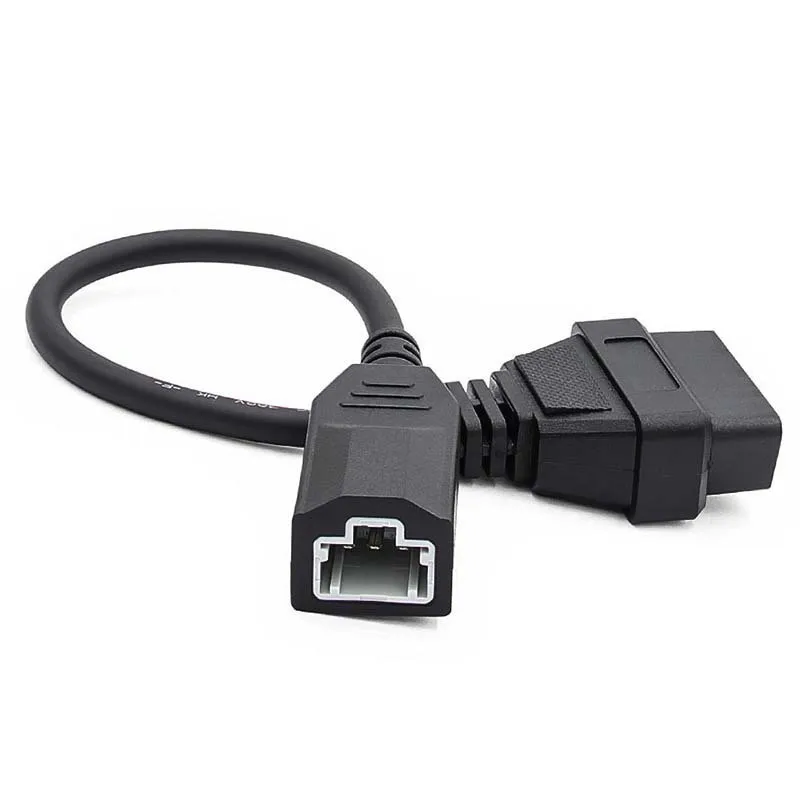 For Honda 3pin OBD1 to OBDII Adapter Cable 3 Pin to 16 Pin OBD2 Diagnostic Tool Compatible Connector