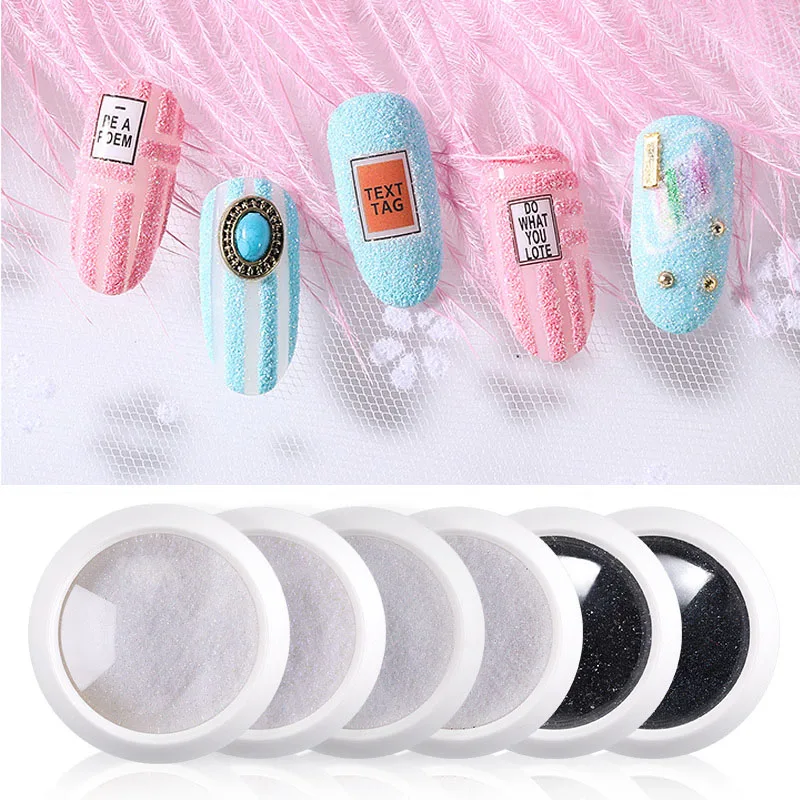 New Nail Glitter Gradient Shiny Powder Sugar Laser Manicure Nail Art Pigment DIY Nail Art Decoration Kit Nail Dust Powder