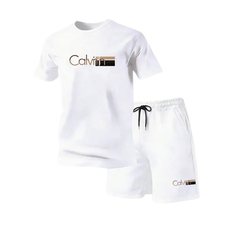 2026 Sommer Herren Streetwear 2-teiliges Set O-Neck T-Shirt + Sportshorts Schnelltrocknend Fitness Gym Laufanzug Heißer Verkauf Mode Freizeit