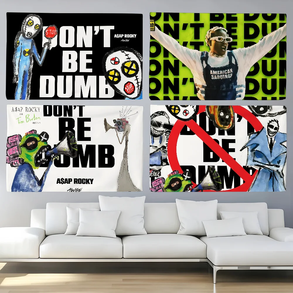 Rapper A-ASAP R-Rocky 2026 Don't Be Dumb  flag For Decoratio