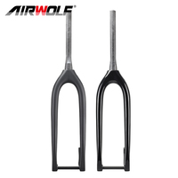Airwolf Carbon Mtb Fork 29er Mountain Bike Fork Boost 110*15mm Max Wheels Size 29er*3 Inch Internal Cable Carbon Bike Front Fork