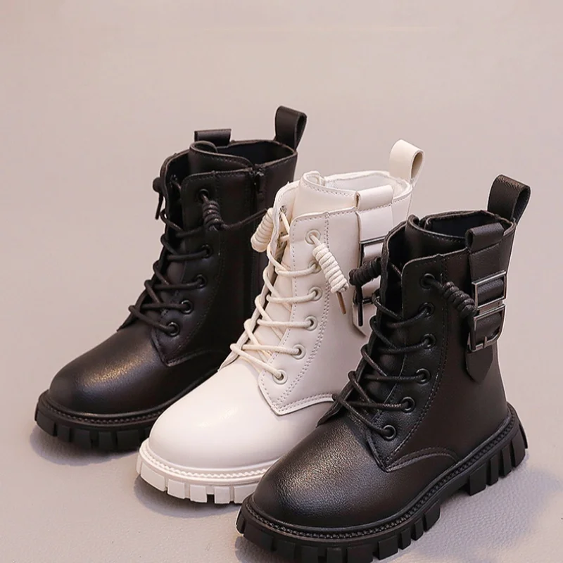 *Fashion Hot Selling Elegant Thick Sole Beautiful Girls Boots Winter New Style Round Toe Comfortable Casual Princess Boots