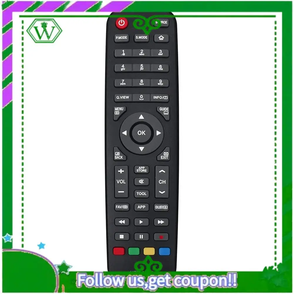 ABIK-HTR-A10E Remote Control For Haier TV LE24K6000S LE32K6000S LE32N1620W LE40K6000SF