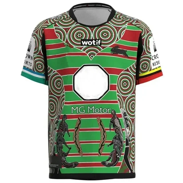 2023 South Sydney Rabbitohs ANZAC Rugby Singlet 2023/24 SOUTH SYDNEY RABBITOHS JOHN SATTLER COMMEMORATIVE JERSEY size S-5XL