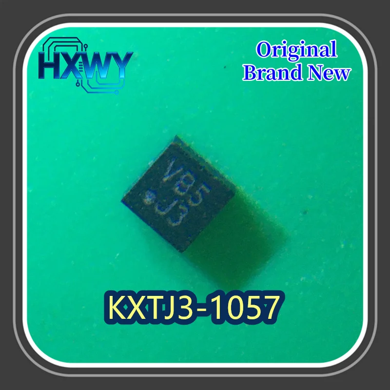 (10/50 pieces) KXTJ3-1057 Silkscreen J3 LGA-12 ±2/4/8/16G Three-Axis Accelerometer Chip  Brand New Original