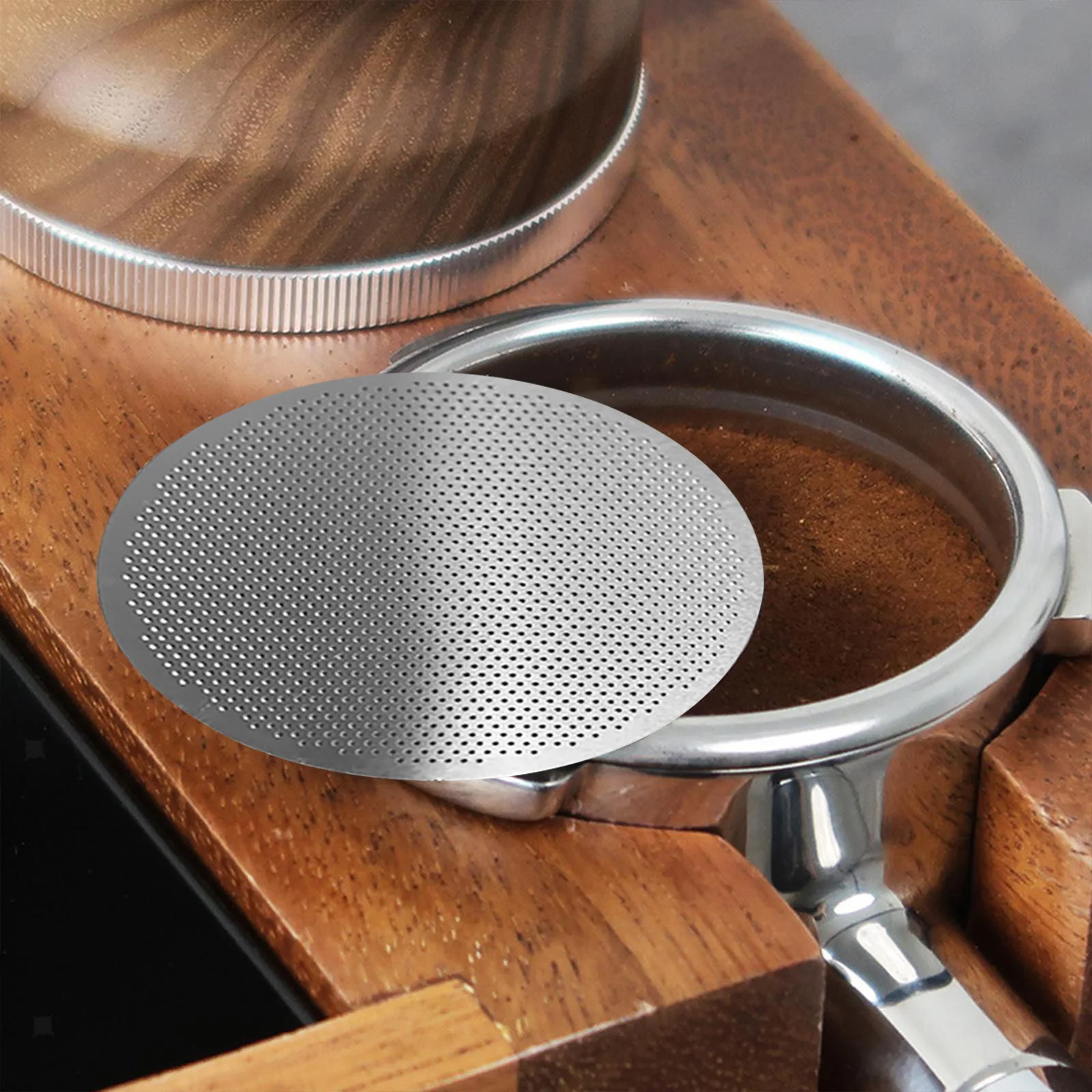 

51/53/58mm Reusable Coffee Filter Screen Heat Resistant Mesh Barista Coffee Making Puck Screen for Espresso Machine
