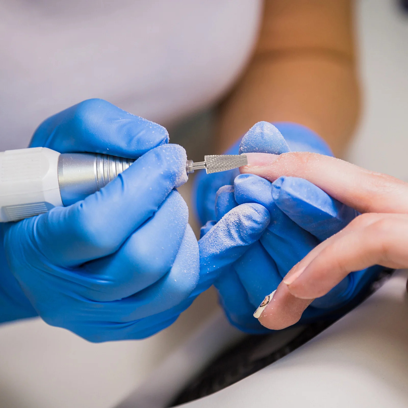 Punte abrasive per manicure per smerigliatura per trapano elettrico Testa per lucidatura Punta per smerigliatura per nail art Forniture per nail art